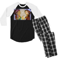 Tftbl Fiona & Sasha Men's 3/4 Sleeve Pajama Set | Artistshot