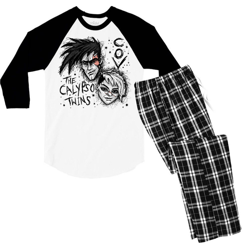 The Calypso Twins Men's 3/4 Sleeve Pajama Set | Artistshot