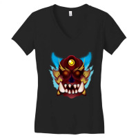 Limited Edition Azure Demon Women's V-neck T-shirt | Artistshot