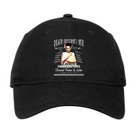 Hot Trend The Bride Of Frankenstein Funeral Parlor And Salon Adjustable Cap | Artistshot