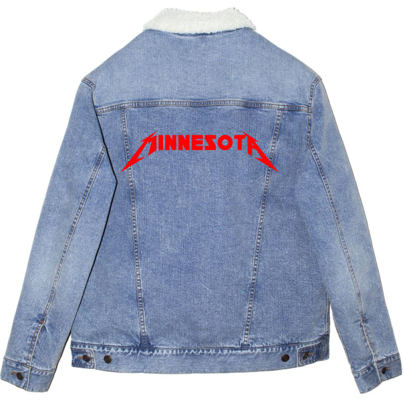 Minnesota Metal Unisex Sherpa-lined Denim Jacket | Artistshot