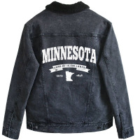 Minnesota Hoodie. Vintage Minnesota Unisex Sherpa-lined Denim Jacket | Artistshot