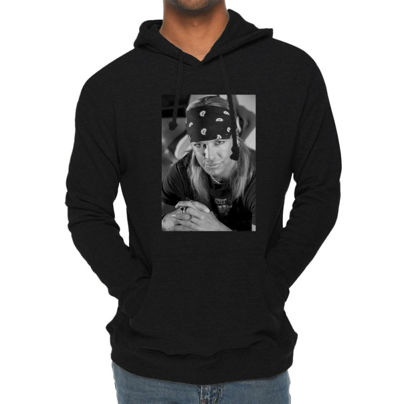 Bret Michaels In Behind Skin Lightweight Hoodie | Artistshot