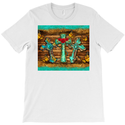 Crosses Tumbler T-shirt Designed By Barkaloodesign