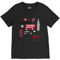 London T Shirt United Kindom Uk Britain British Souvenir Tee V-neck Tee | Artistshot