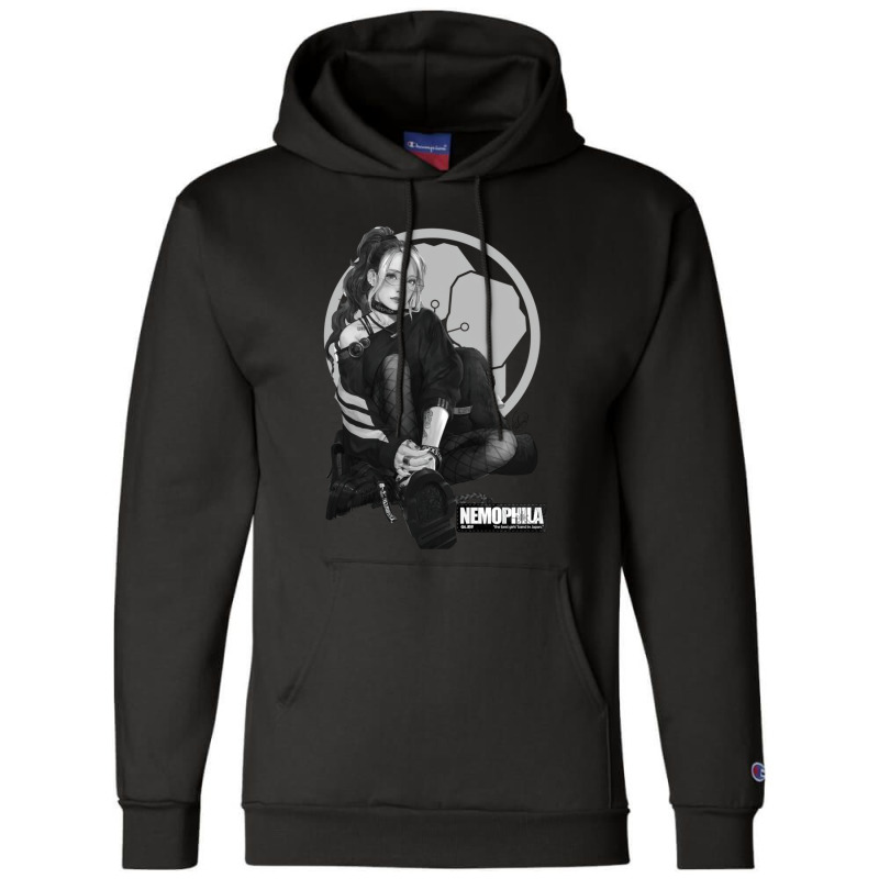 Bw Nemophila Champion Hoodie by ErnestGallon | Artistshot