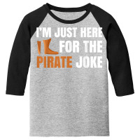 Leg Prosthetic Device Pegleg   Pirate Joke, Amputee Funny T Shirt Youth 3/4 Sleeve | Artistshot