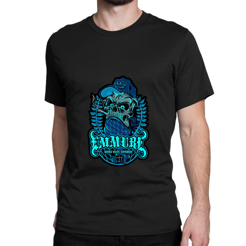 After Oceano Burial Sound Wave Superior Blue Cool Classic T-shirt by GageStoller | Artistshot