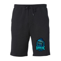 After Oceano Burial Sound Wave Superior Blue Cool Fleece Short | Artistshot