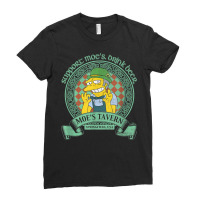 The Simpsons St. Patrick's Day Support Moe's, Drink Beer V2 T Shirt Ladies Fitted T-shirt | Artistshot