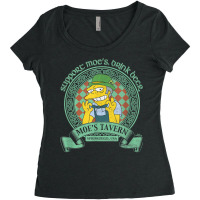 The Simpsons St. Patrick's Day Support Moe's, Drink Beer V2 T Shirt Women's Triblend Scoop T-shirt | Artistshot