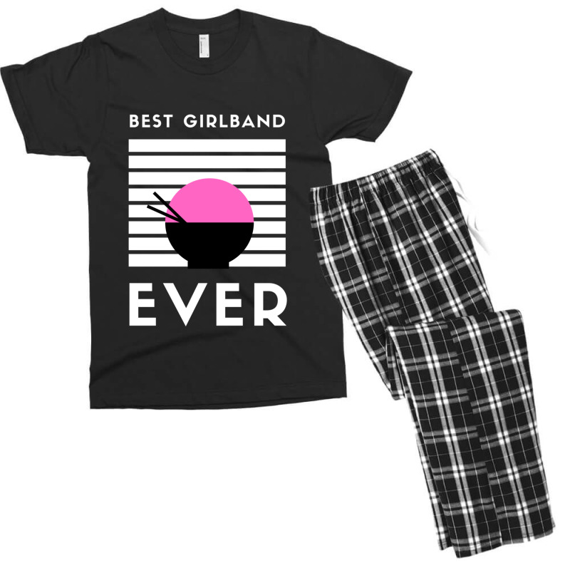 Best Girlband Ever Pink Rice Sunset Because Music Is Everywhere When Y Men's T-shirt Pajama Set by ArleanKah | Artistshot