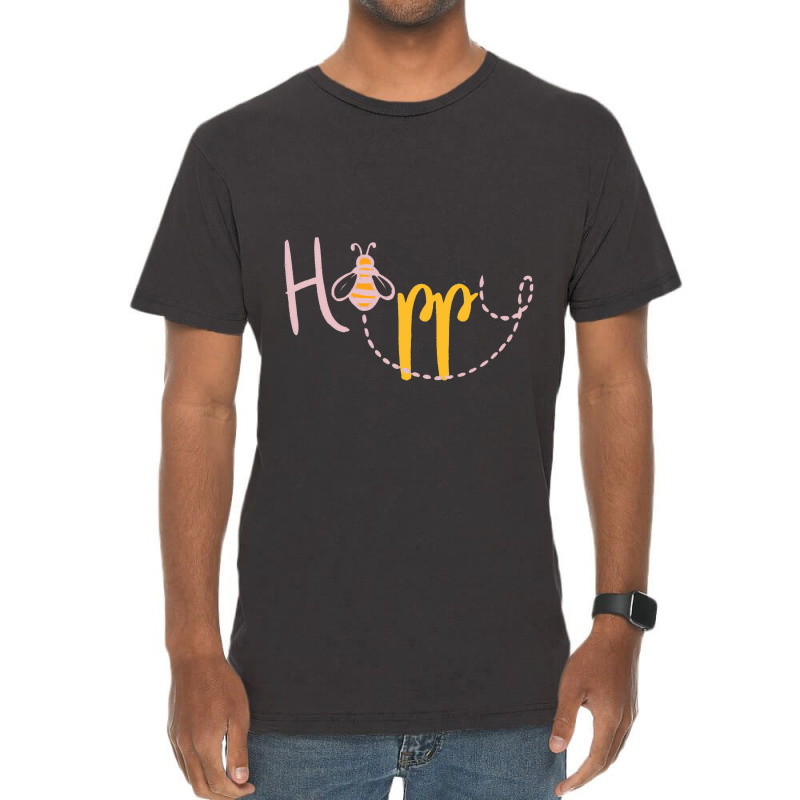 Happy Bee,happy Happy Bee Vintage T-shirt | Artistshot