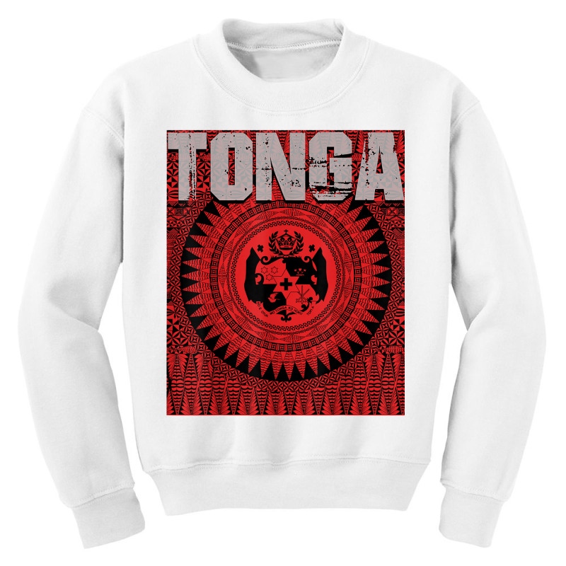 Tonga With Tongan Design And Sila Tonga T Shirt Youth Sweatshirt by chomibe | Artistshot