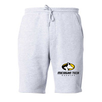 Michigan Tech Huskies Fleece Short | Artistshot