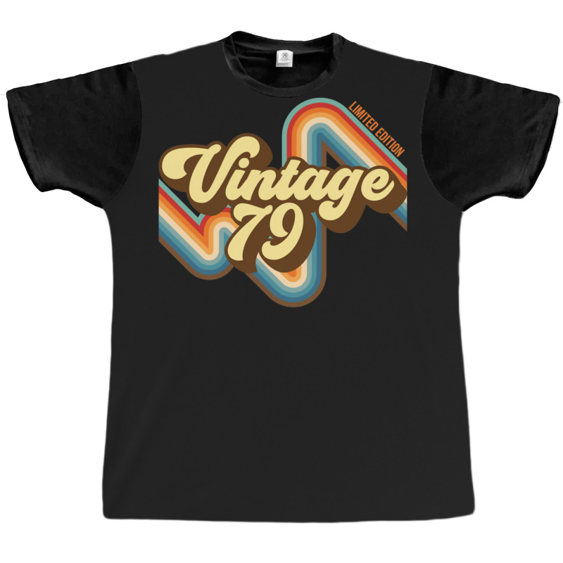 Vintage 79 Limited Edition Graphic T-shirt by PenelopeSmith | Artistshot