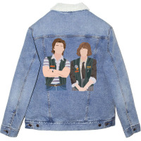 Robin And Steve Unisex Sherpa-lined Denim Jacket | Artistshot