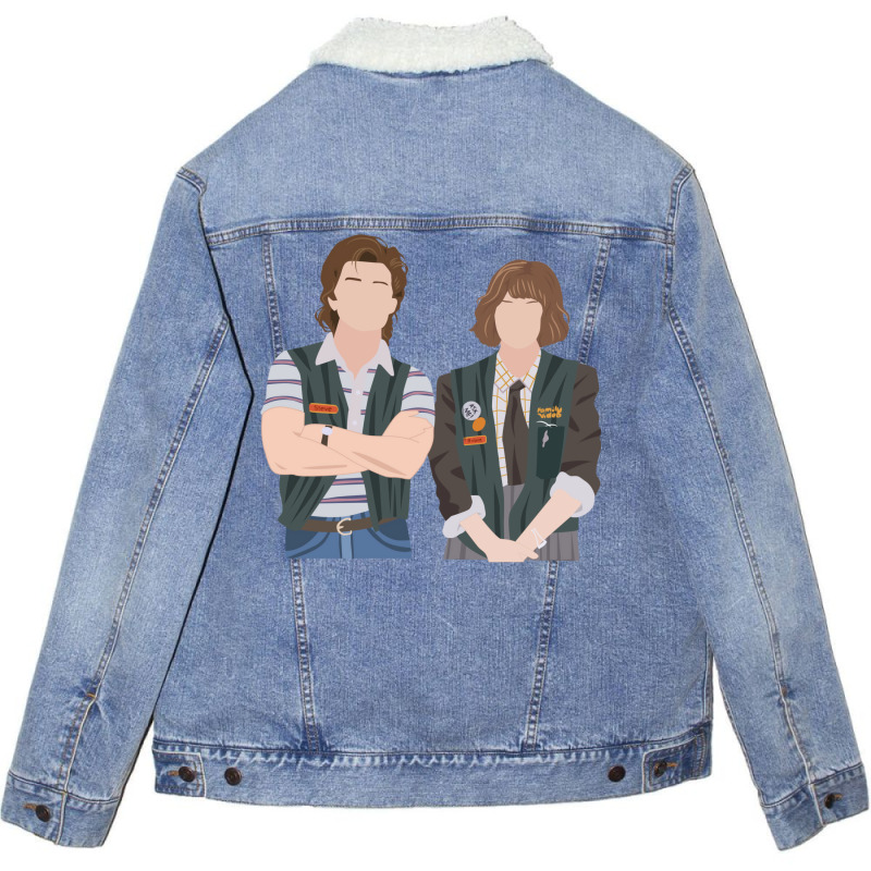 Robin And Steve Unisex Sherpa-Lined Denim Jacket by veikkaikeogue | Artistshot