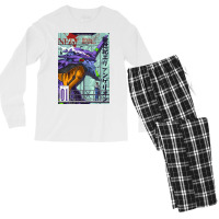 Evangelion Eva01 Poster Men's Long Sleeve Pajama Set | Artistshot