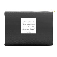 Albert Camus Quotes Minimalist Line Quote Accessory Pouches | Artistshot