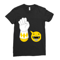 Limited Edition Yellow Ranger Hand-power Ladies Fitted T-shirt | Artistshot