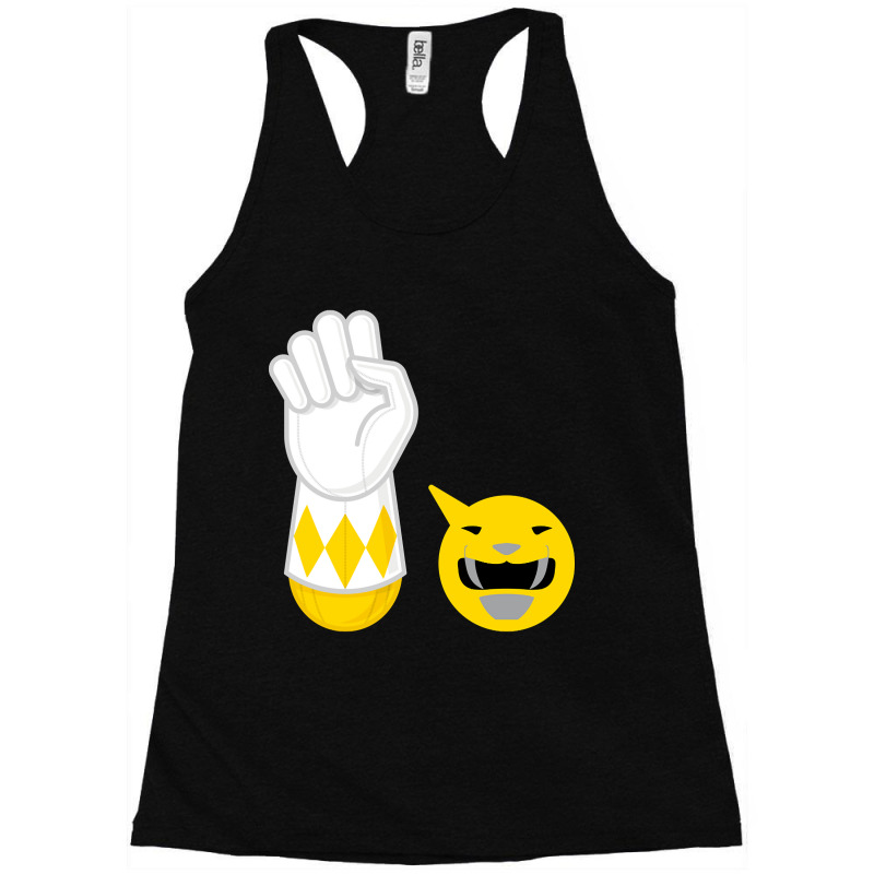 Limited Edition Yellow Ranger Hand-power Racerback Tank by haodinhvan1 | Artistshot