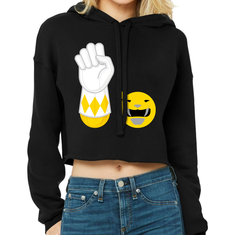 Limited Edition Yellow Ranger Hand-power Cropped Hoodie by haodinhvan1 | Artistshot