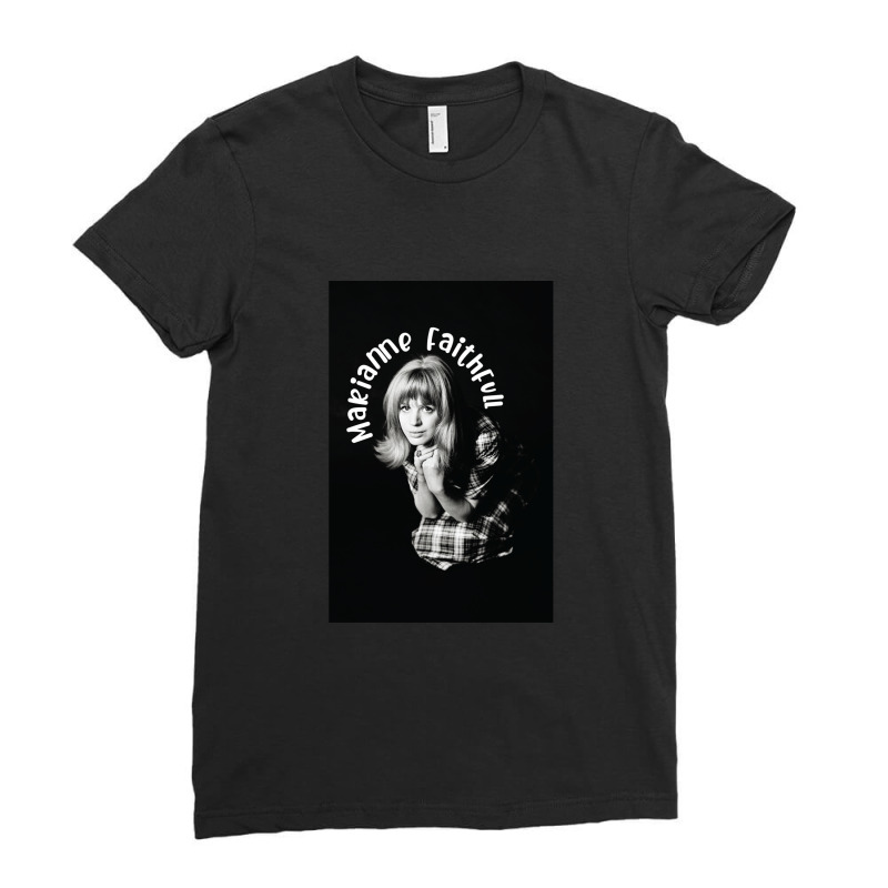 Marianne Faithfull Ladies Fitted T-Shirt by JimmyChandler | Artistshot