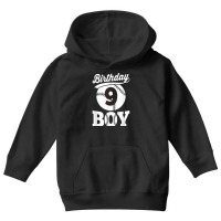 Baseball Ninth 9th Birthday Boy Natal Day T Shirt Youth Hoodie | Artistshot