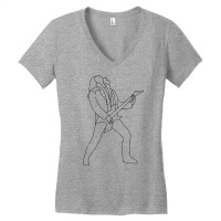 Minimal Eddie Women's V-neck T-shirt | Artistshot