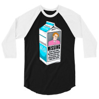 Missing Barb Milk Carton 3/4 Sleeve Shirt | Artistshot