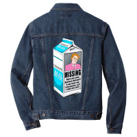 Missing Barb Milk Carton Men Denim Jacket | Artistshot