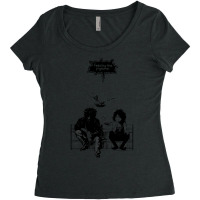 Feeding The Pigeons (black) Women's Triblend Scoop T-shirt | Artistshot