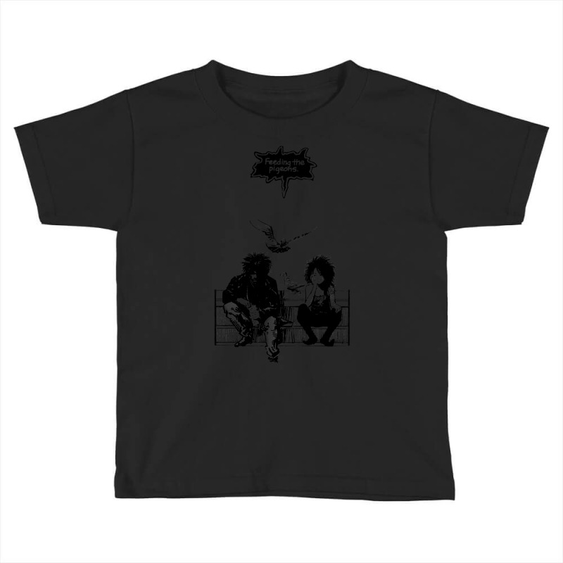 Feeding The Pigeons (black) Toddler T-shirt by ardylanda | Artistshot