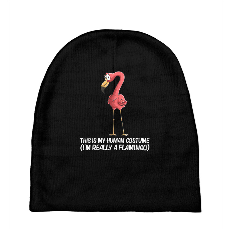 Cool Flamingo For Men Women Ladies Pink Flamingos Bird Flock Baby Beanies | Artistshot