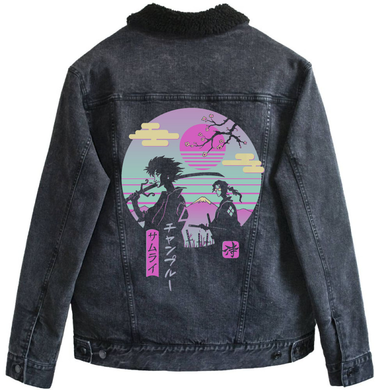 Samurai Champloo Unisex Sherpa-Lined Denim Jacket by ardylanda | Artistshot