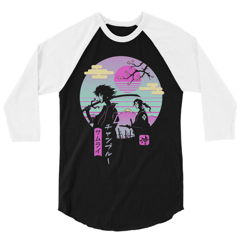 Samurai Champloo 3/4 Sleeve Shirt by ardylanda | Artistshot