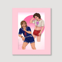 Harringrove Uniform Swap Portrait Canvas Print | Artistshot