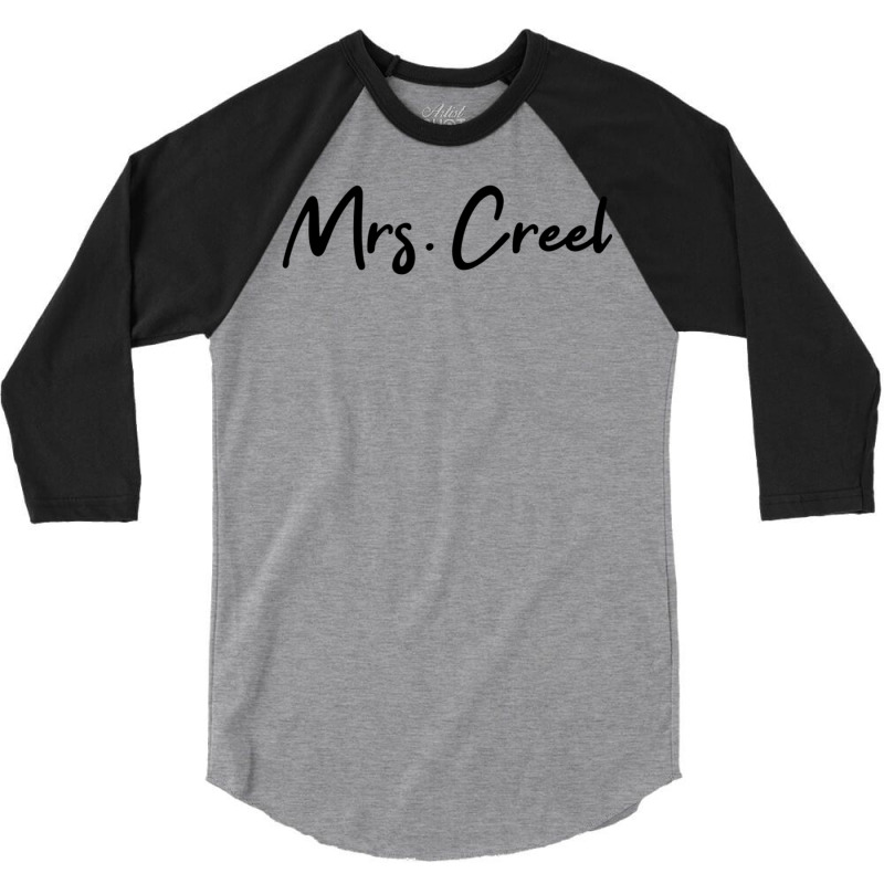 Mrs. Creel 3/4 Sleeve Shirt by plakajkatiiel | Artistshot