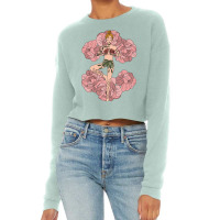 Yoga Girl On Roses Cropped Sweater | Artistshot