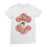 Yoga Girl On Roses Ladies Fitted T-shirt | Artistshot