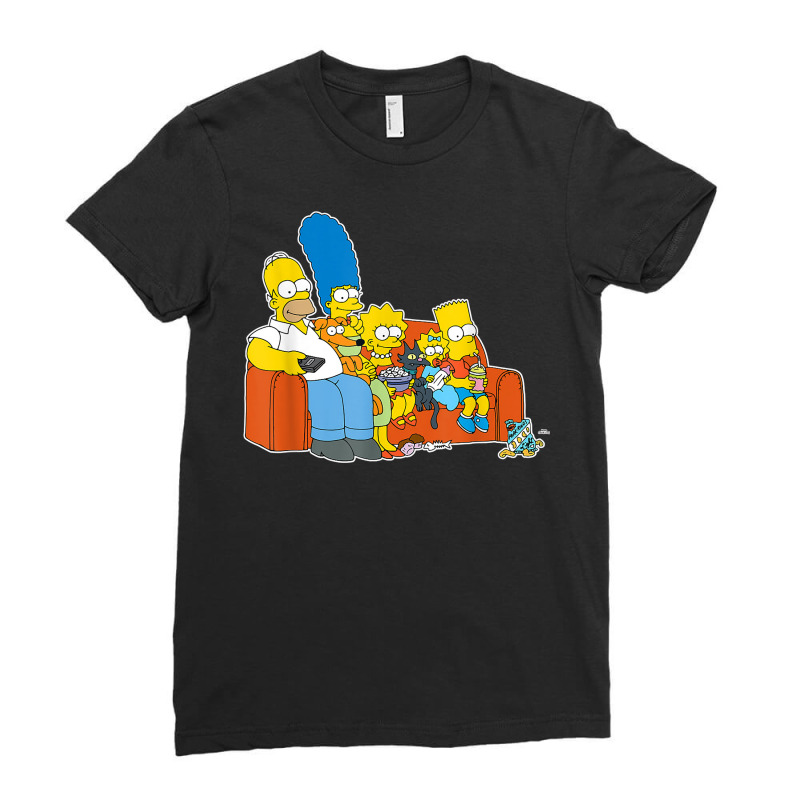 The Simpsons Homer Ladies Fitted T-Shirt by Vicki N Phelps | Artistshot