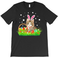 Easter Day T  Shirt Cute Cat Pet Hunting Egg Tree Bunny Easter Day T T-shirt | Artistshot