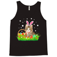 Easter Day T  Shirt Cute Cat Pet Hunting Egg Tree Bunny Easter Day T Tank Top | Artistshot