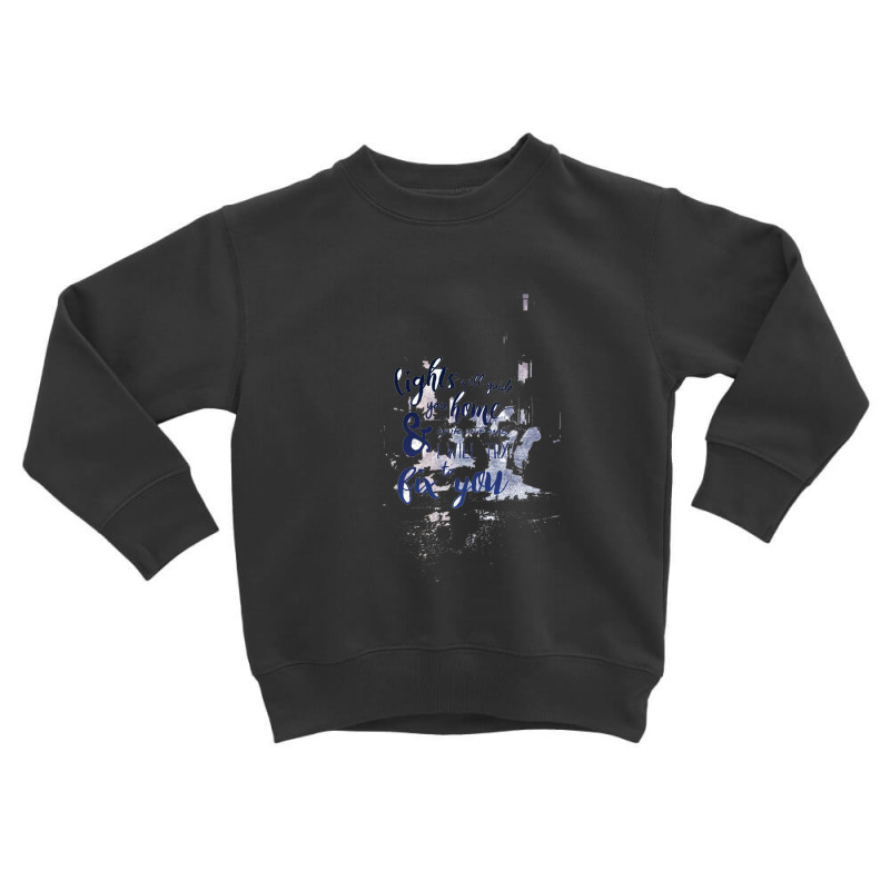 Galaxy, Handwriting, Calligraphy, Inspirational Quotes, Lights, Hand L Toddler Sweatshirt by Christines | Artistshot