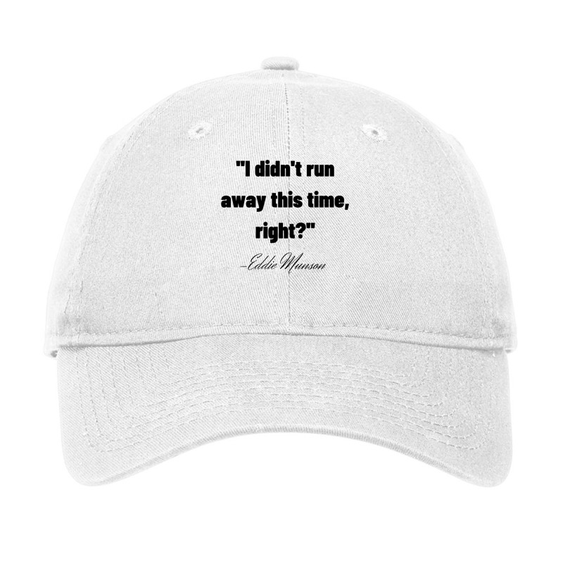 I Didn't Run Away This Time Adjustable Cap by isaquerahjiao | Artistshot