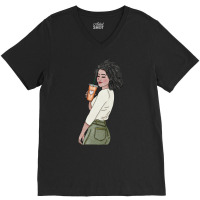 Limited Edition Coffee Girl (3) V-neck Tee | Artistshot