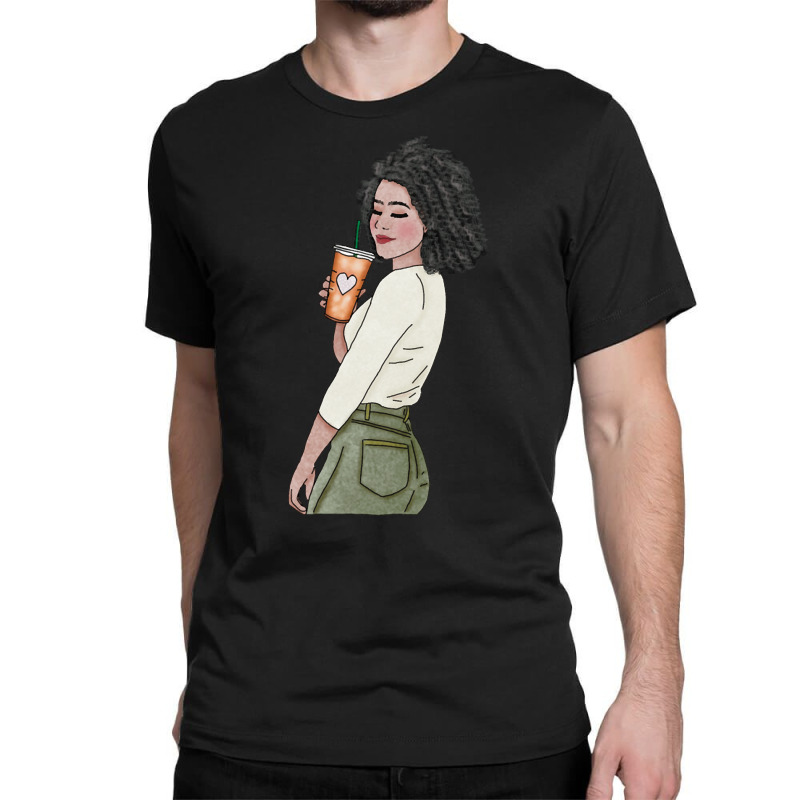 Limited Edition Coffee Girl (3) Classic T-shirt by michaelyounger19 | Artistshot