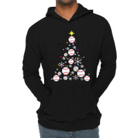 Baseball Baseball Christmas Tree Christmas Lights Baseball Pajama 109 Lightweight Hoodie | Artistshot