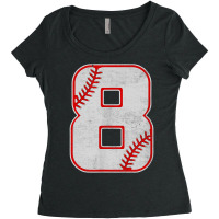 Baseball 8th Birthday Boy Natal Day T Shirt Women's Triblend Scoop T-shirt | Artistshot